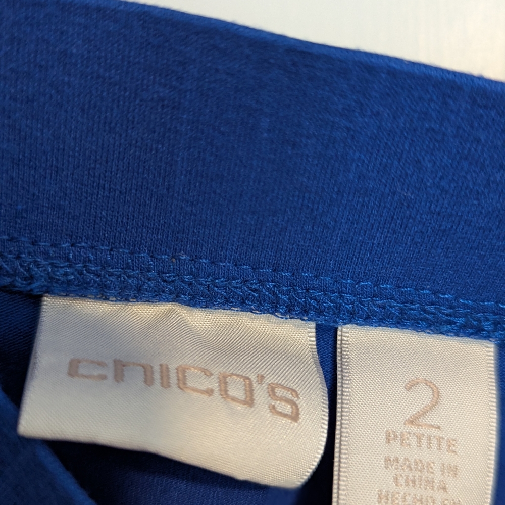 Chico's Blue Skirt - Picture 3 of 4